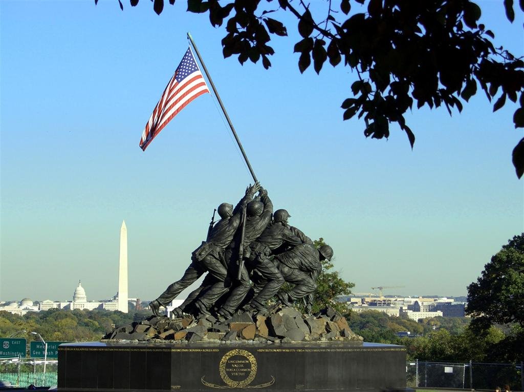 Marine Corps War Memorial by bluezamalek