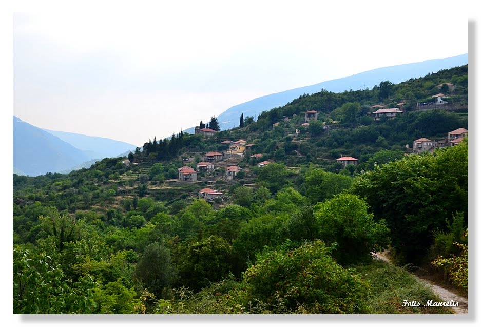 Panoramic view of Chomori Nafpaktias by Fotis Mavrelis