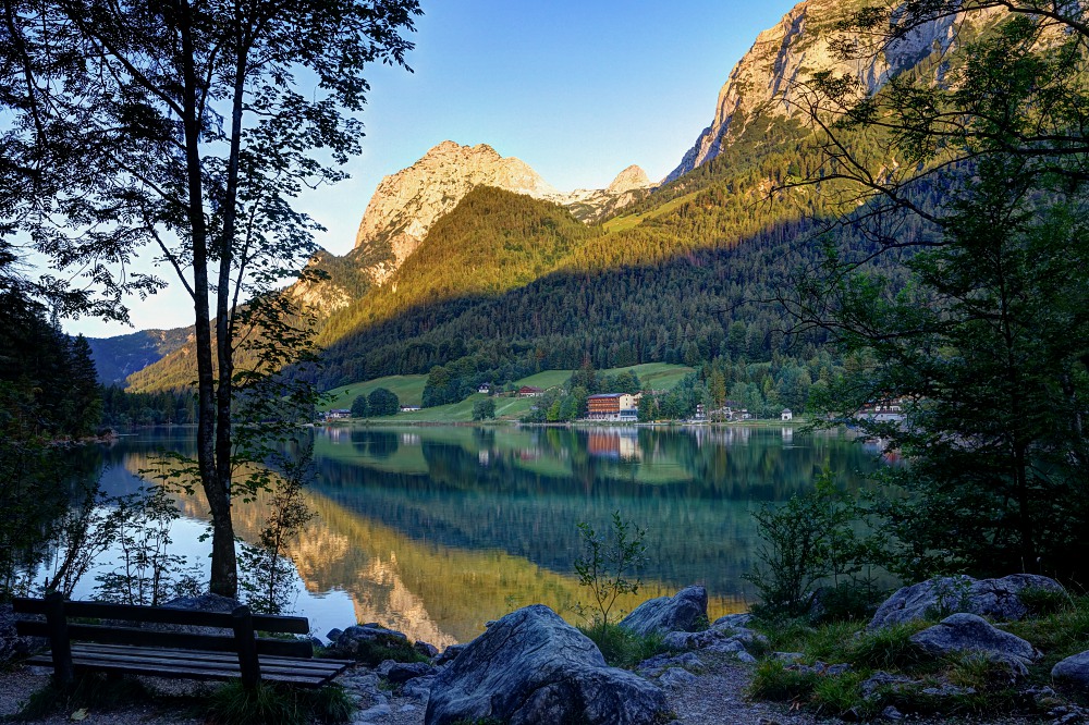 Früh Morgens am Hintersee by Hartl