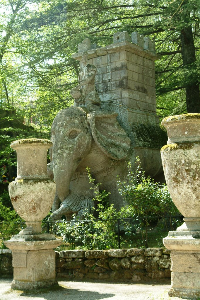 Bomarzo VT. Parco dei Mostri- -L'Elefante by billie451