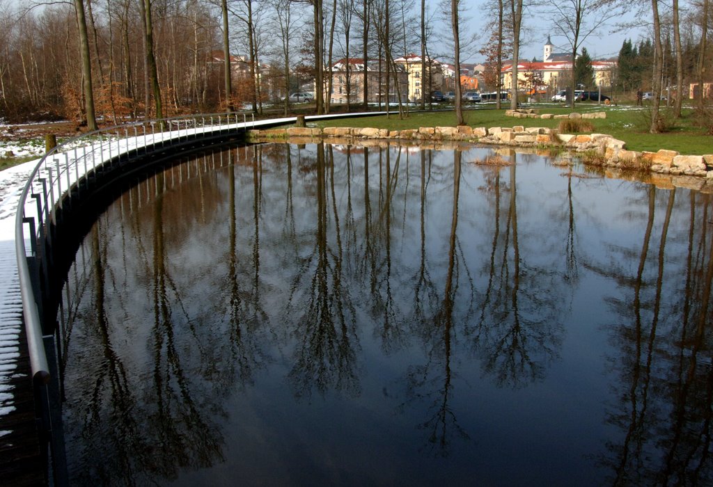 Teich am Atrium by Holger Uwe Schmitt