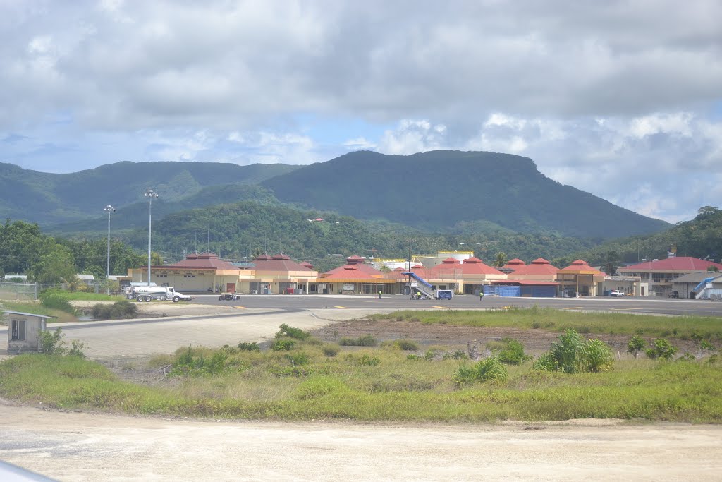 Runway viewing Pohnpei Airport by Karleen Manuel Samuel