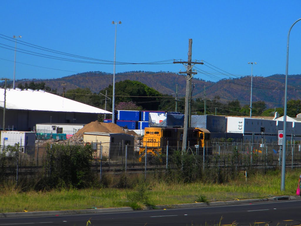 Diesel Locomotive at Rest in Townsville by Lobster1