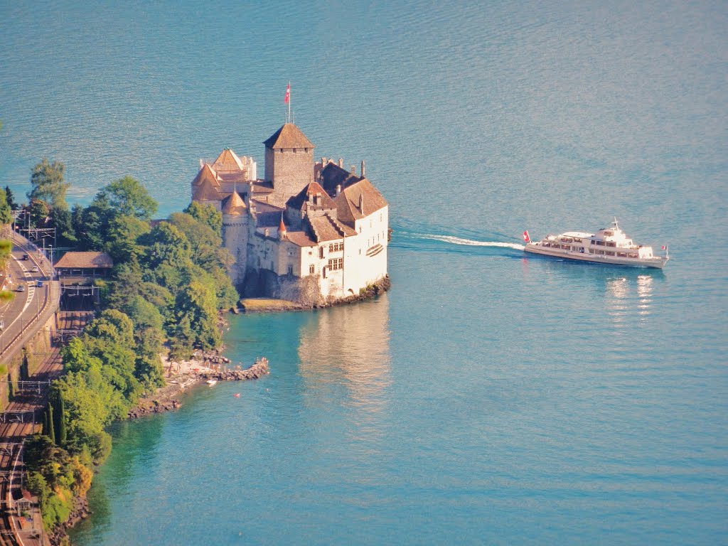 Château de Chillon, zoomé depuis Glion by dr.monnet