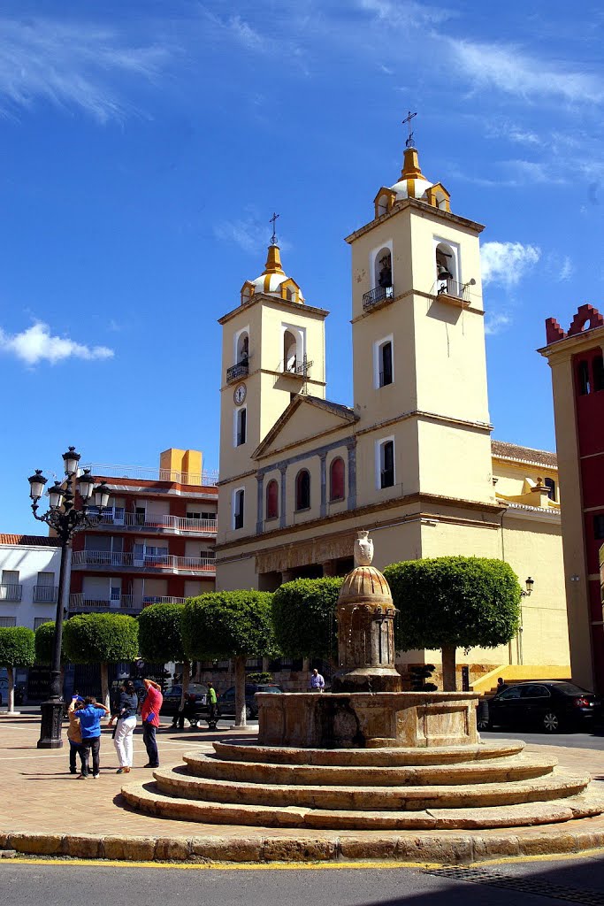 Plaza de la Constitución, Iglesia de la Anunciación, Berja, Almeria, Andalucia, España by Antonio Alba