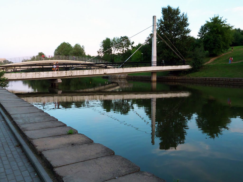 River Svislatch, Kastrychnitskaja str., Minsk, Belarus, 29-07-2013. by se_bmw