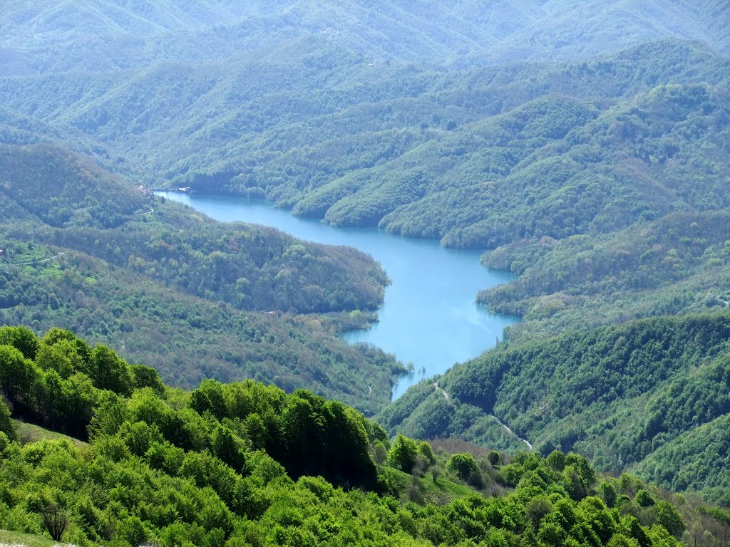 Il Lago del Brugneto dall'Antola by daniele 64