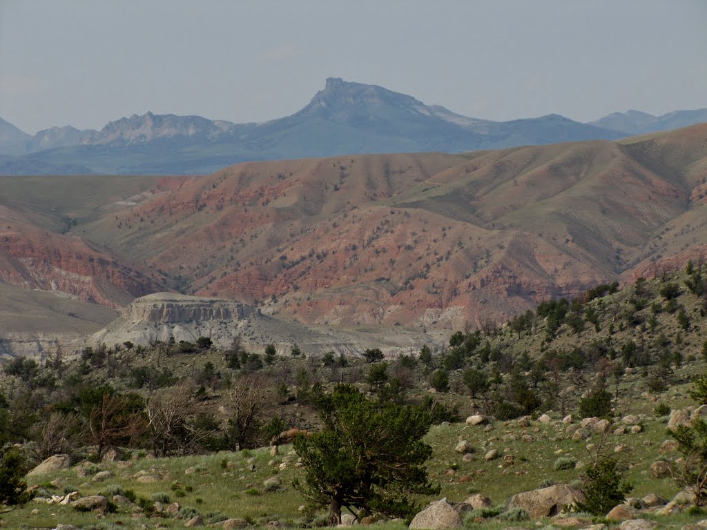 Cathedral Peak & Wind River Badlands by Chris Sanfino