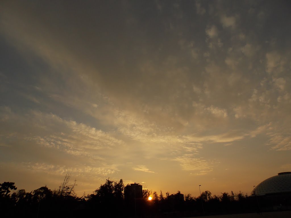 Parque O´Higgins - Santiago de Chile Atardecer by zms_92