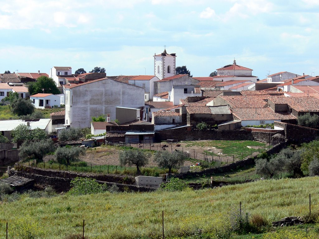 ACEHUCHE (Cáceres). Valle del Alagón. Panorámica del pueblo. by Carlos Sieiro del Nido