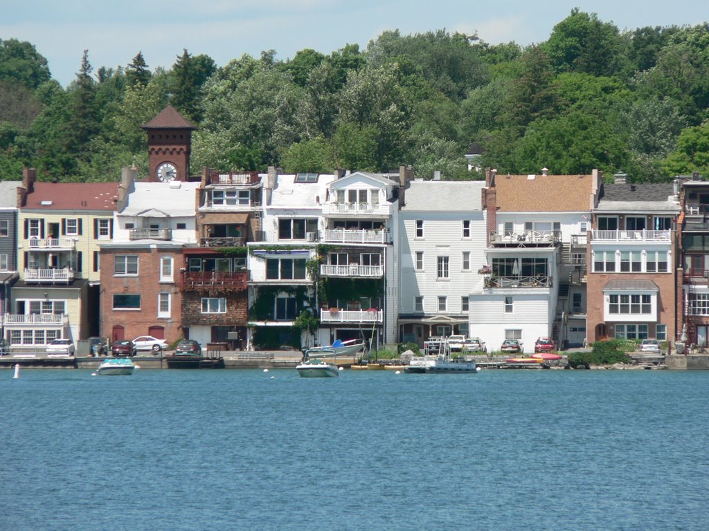 Downtown Skaneateles From the Water by patlit