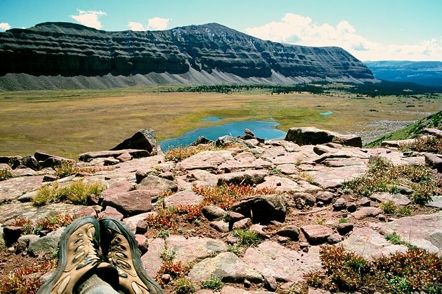 Resting on Squaw Pass by Brad_Mischler