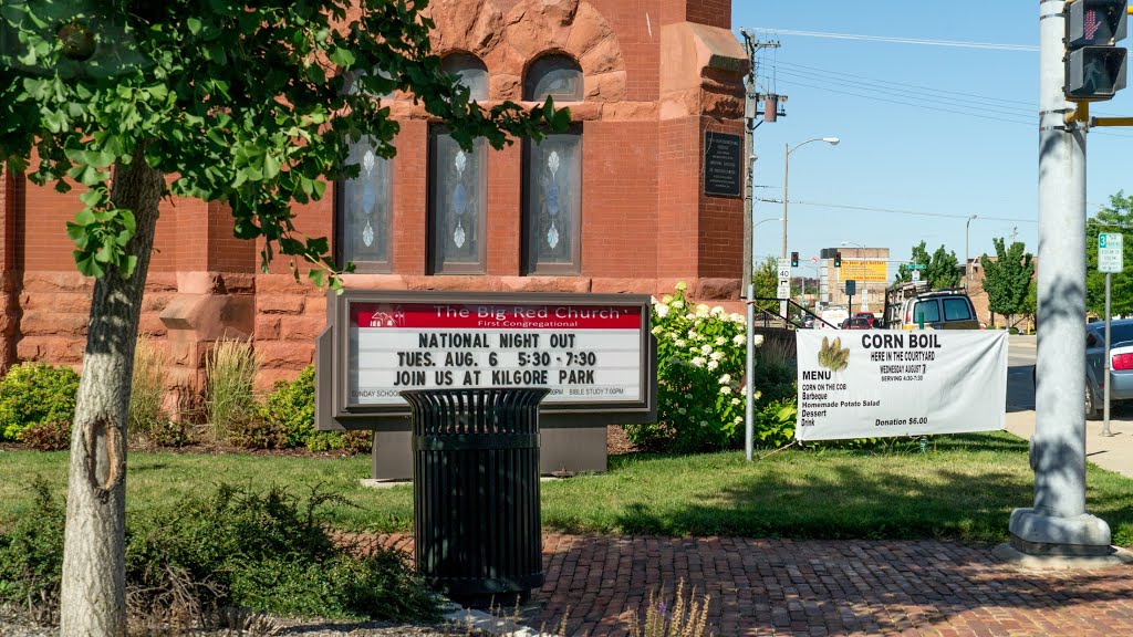 First Congregational Church bible study schedule by D200DX