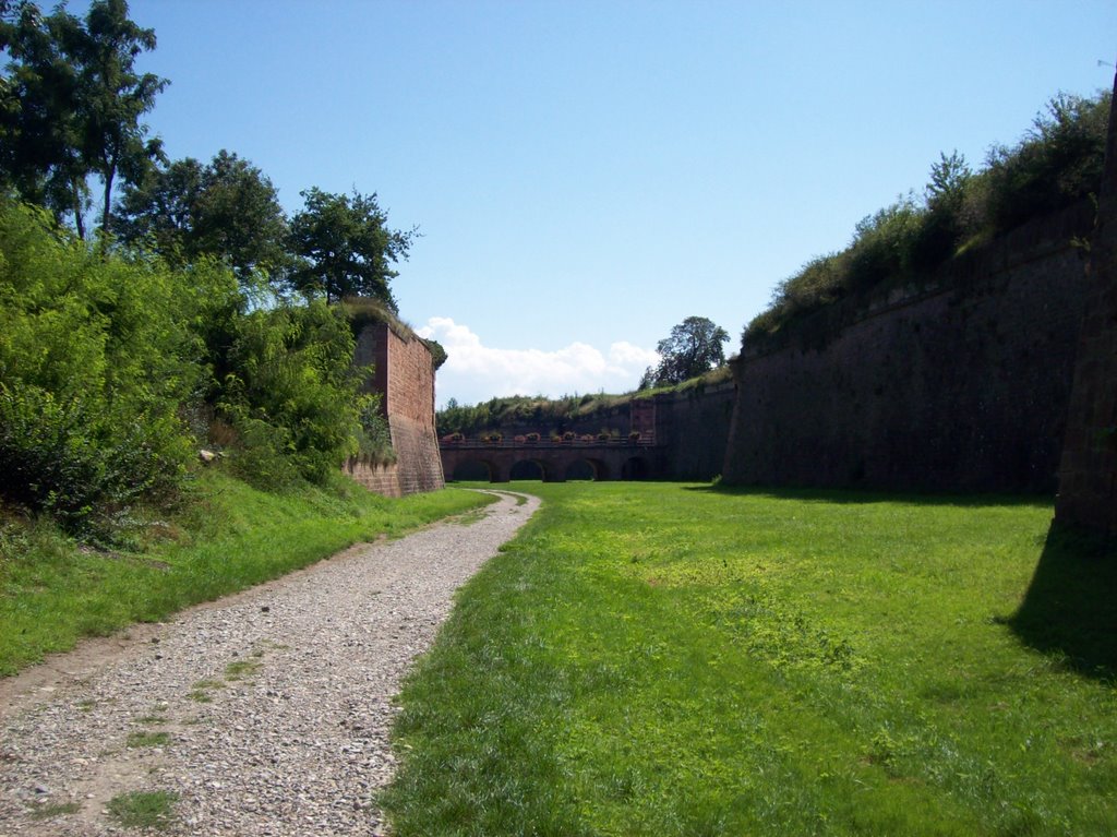 Neuf-Brisach Festungsmauergraben by dertivoli