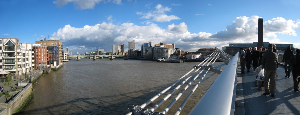 View from the Millenium Bridge by Di Wan