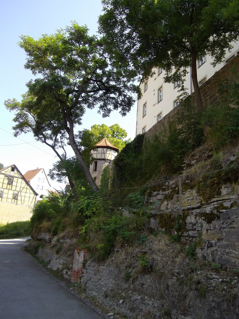 Stadtmauer hinter der VG Mellrichstadt by webbs419