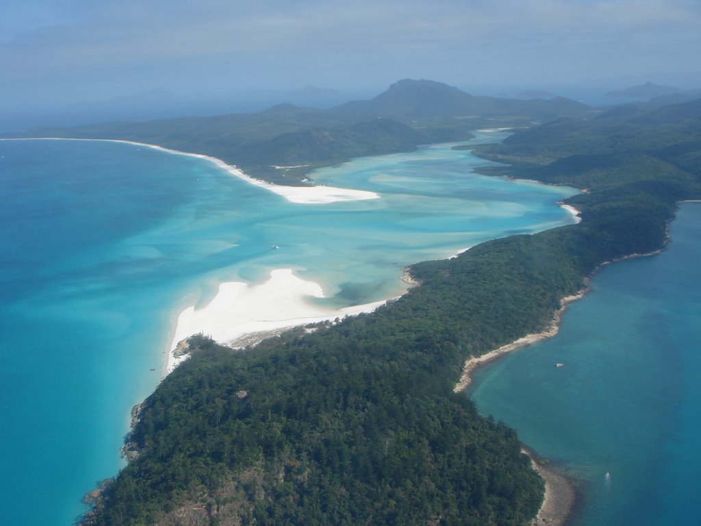 Whitehaven Beach from Helicopter by agshdyrhf