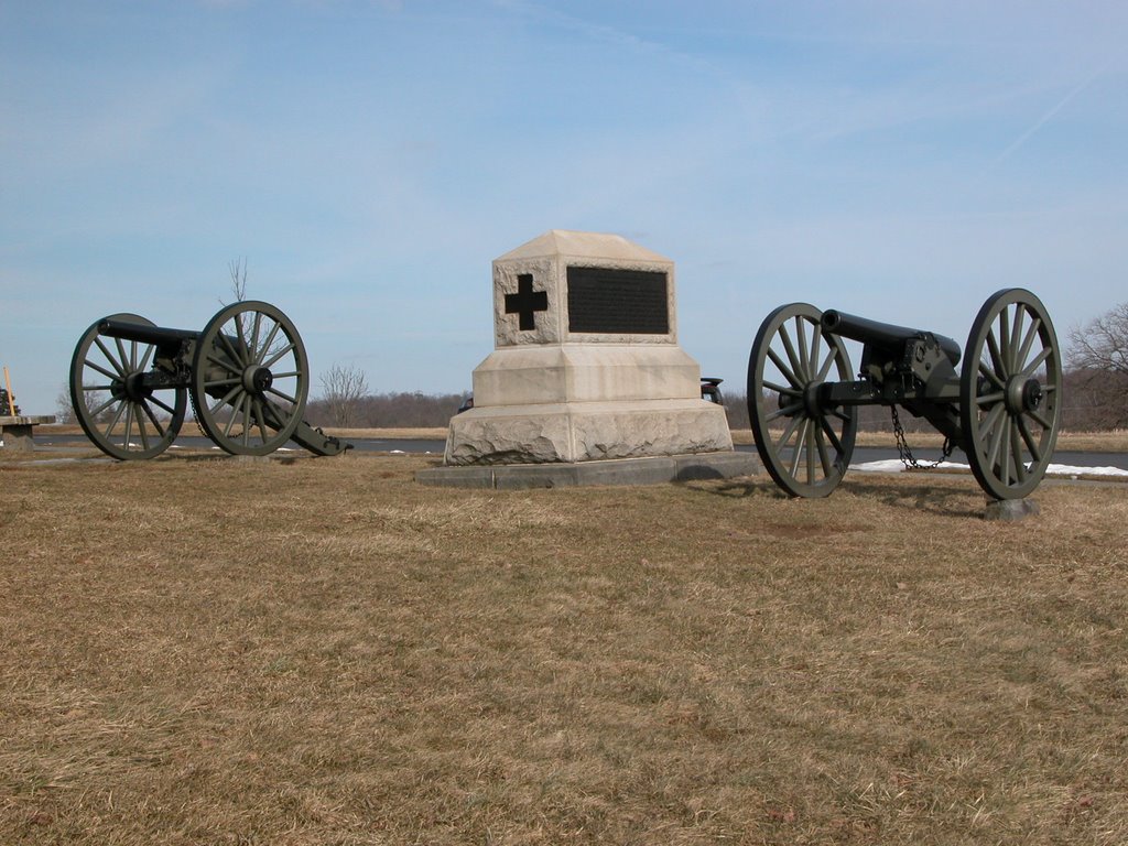 Cowan's 1st New York Artillery Monument at the "High Water Mark", Cemetery Ridge, North Hancock Avenue by Seven Stars