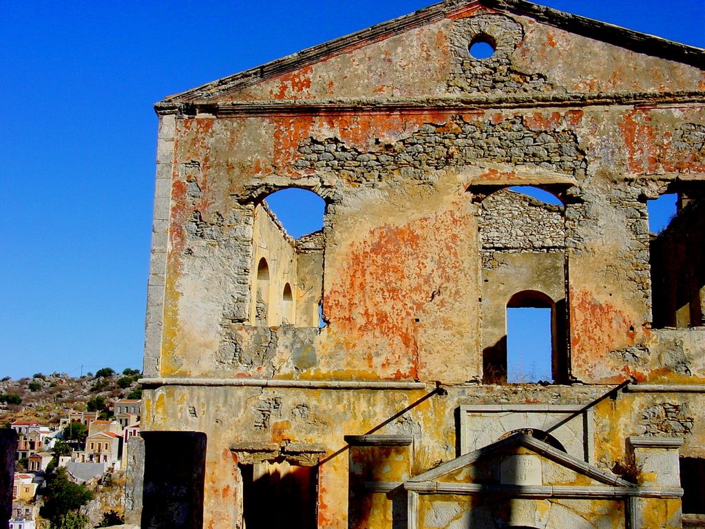 Symi : Horio : Red Ruin by Johnny Lovesjazz