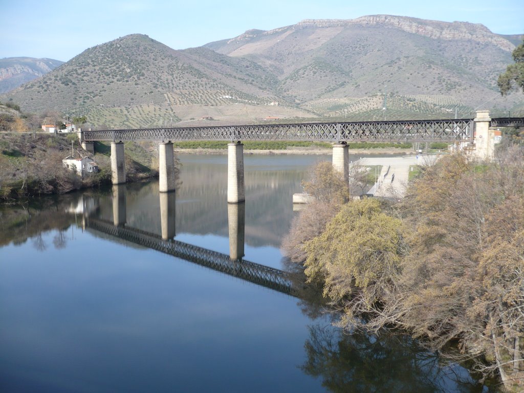 Último puente en la linea férrea de Boadilla-Barca d'Alba by Víctor Manuel Sánche…