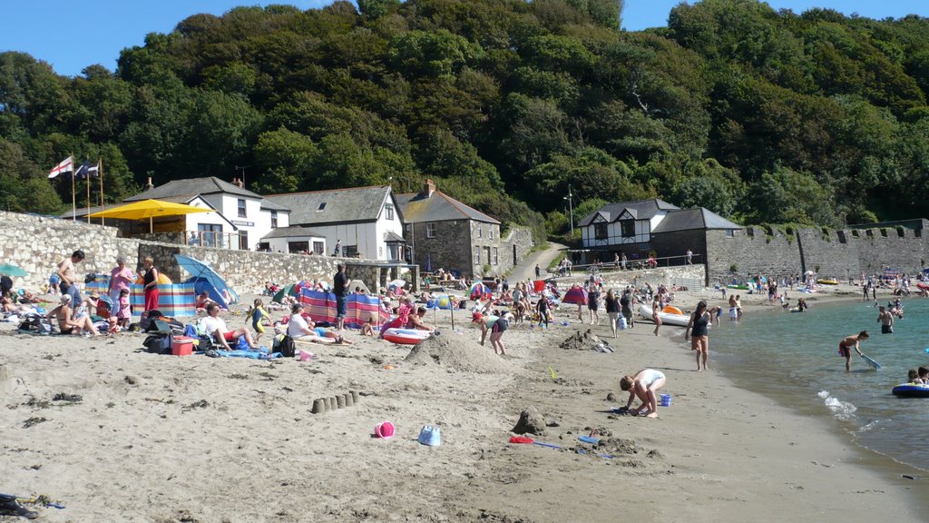 Polkerris Beach, between Fowey & Par Cornwall UK by LINS VIEWS