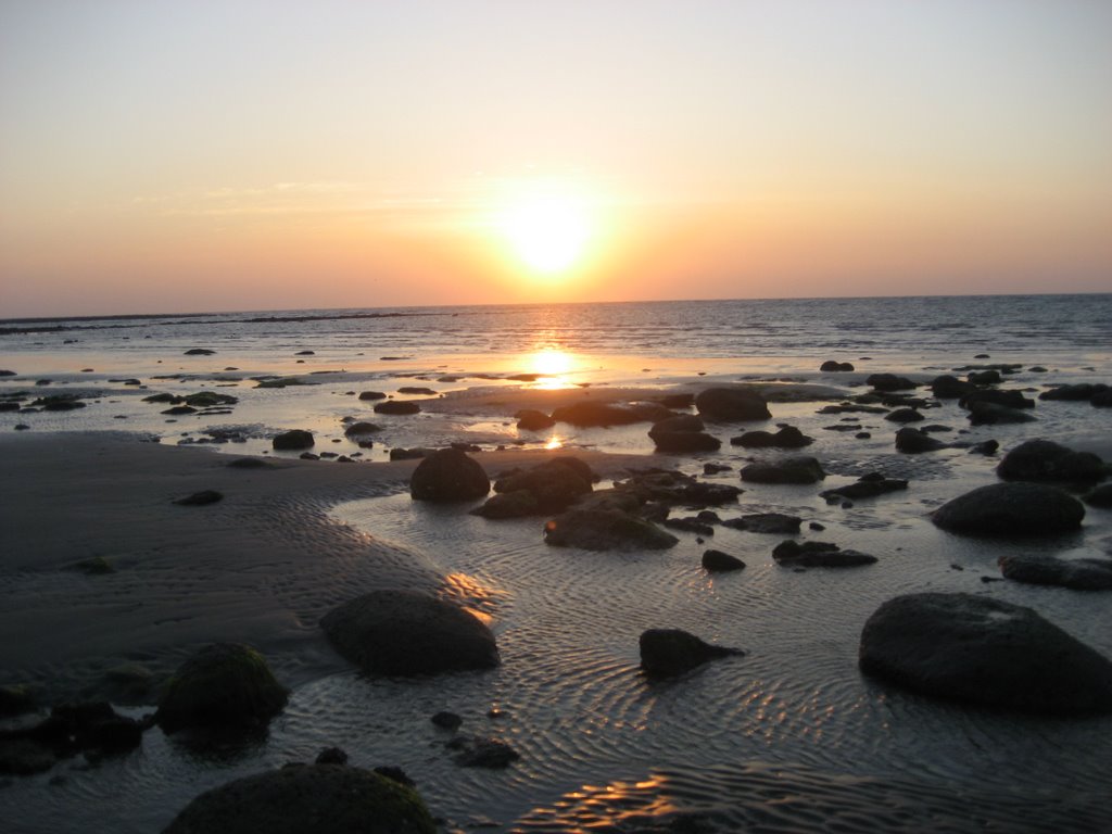 Sun set at Coral Beach, St. Martins Island, Bangladesh by Mir Abul Kashem