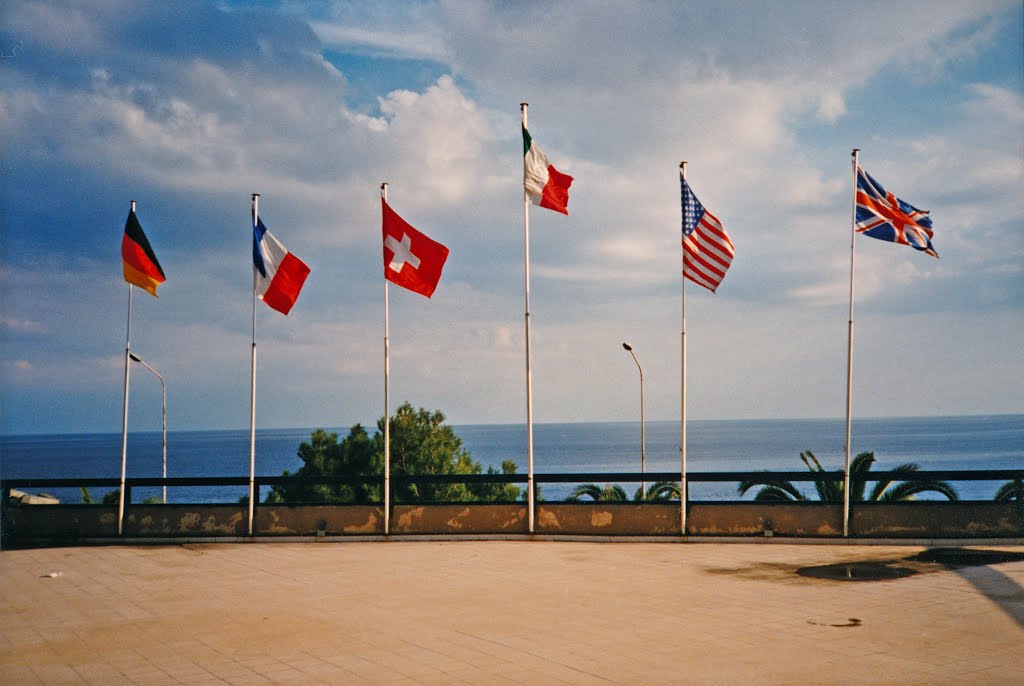 View from Hotel Nettuno in Catania, November 1988 by Gunnar Henriksson