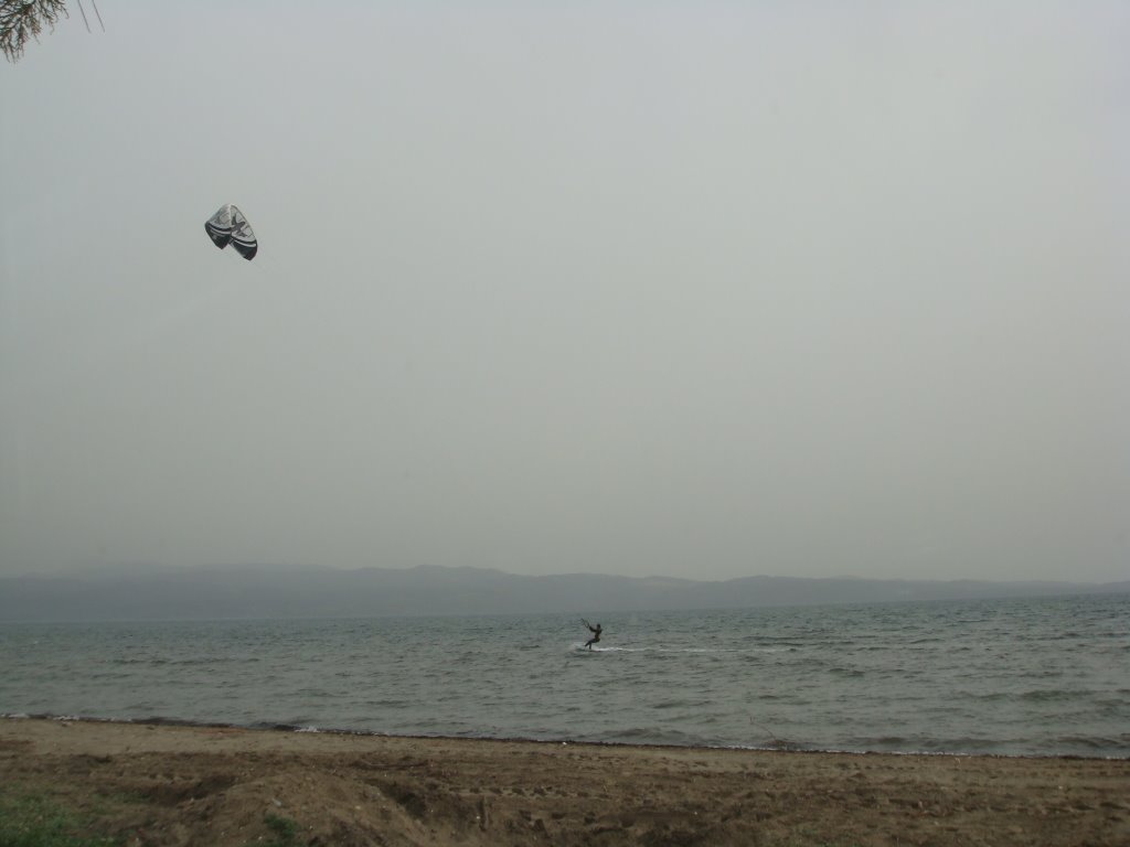 Sea Parachutist (Skala Kallonis) by Santis X