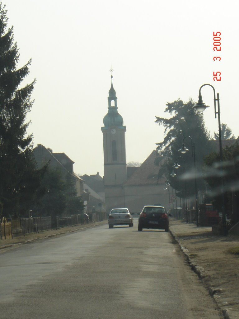 Neu Zittau Blick zur Kirche 2005 by Martina Rohde