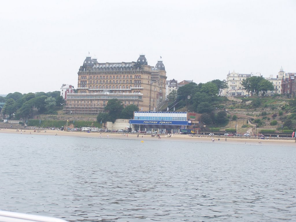 The Grand Hotel from the Sea by dave brown