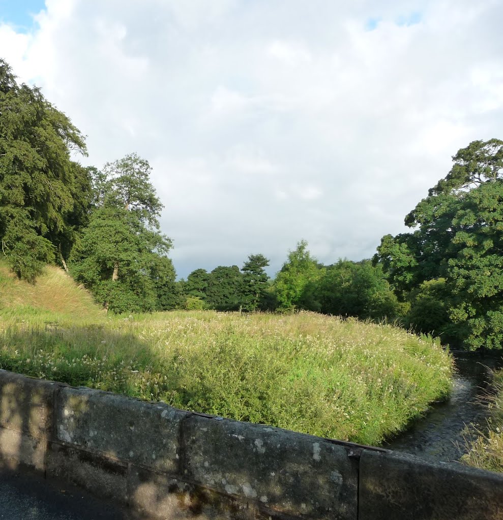 Laneshaw River in Laneshawbridge by Immanuel Giel