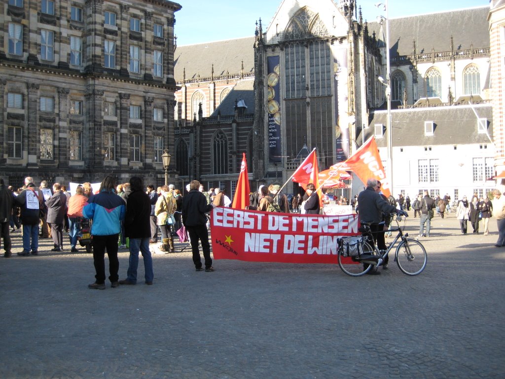 Demonstration at the 'dam by texarkána