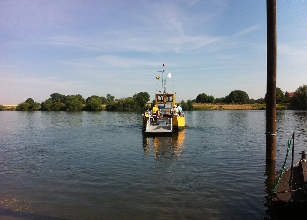 Crossing River Maas at Ravenstein by Roger Grund