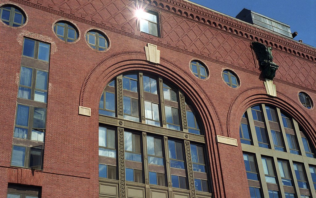 A brick building on Commercial Street in Boston by dhenry