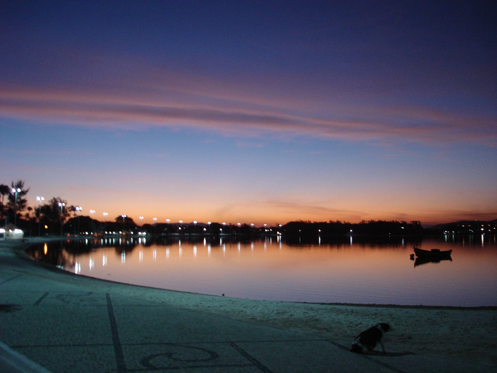 The dog and the boat, Praia das Palmeiras by Ana Valéria Miceli