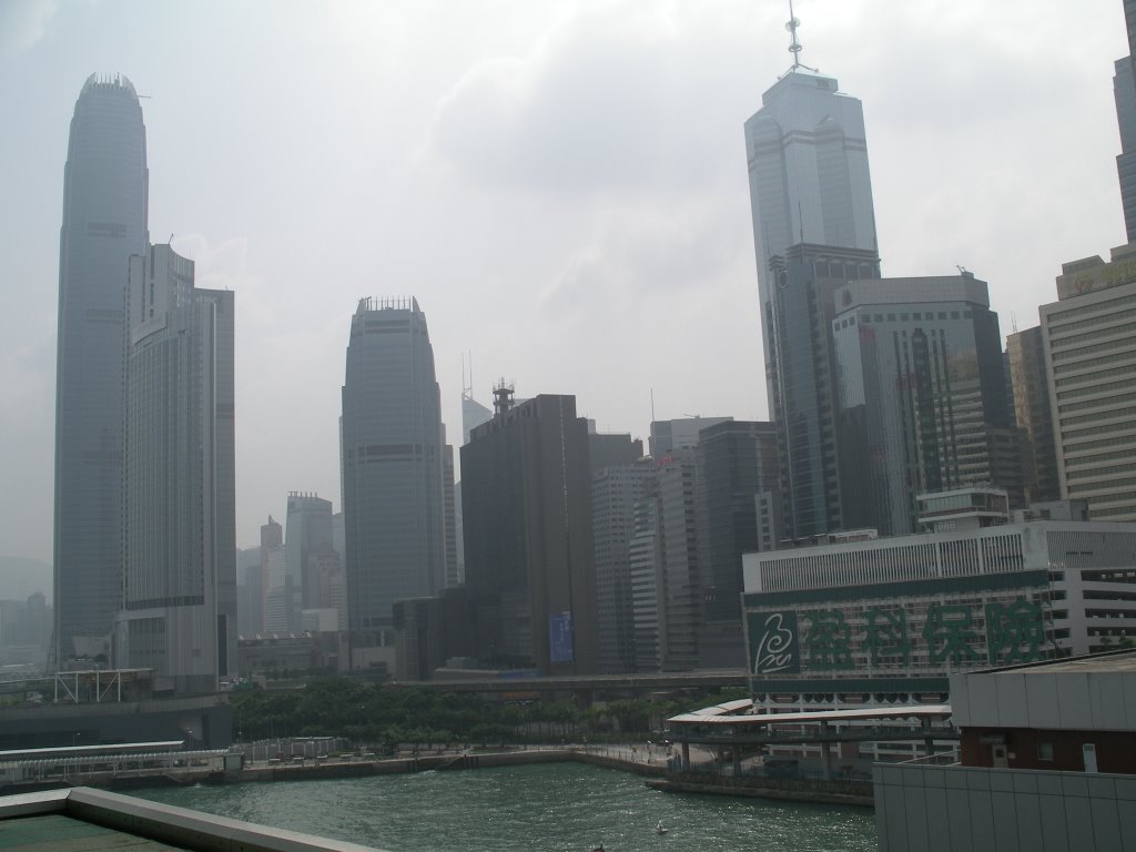 Hong Kong from the Seaport by silversvs