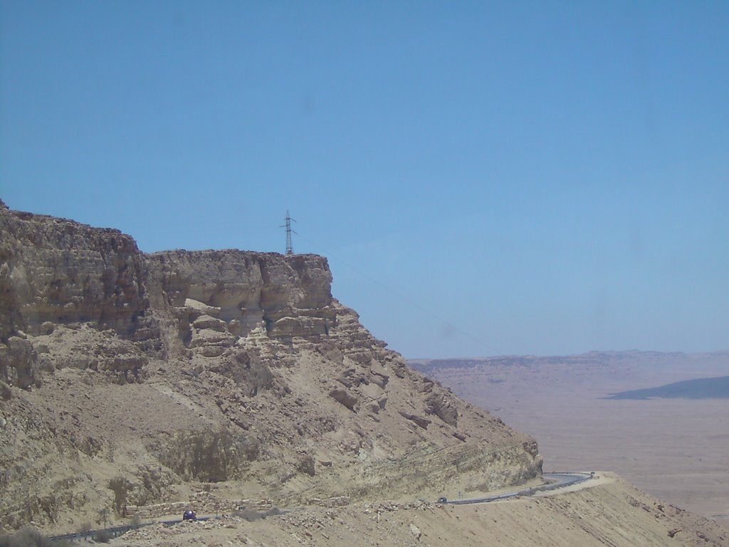 Descending Into Ramon Crater by Gregory Kremyansky