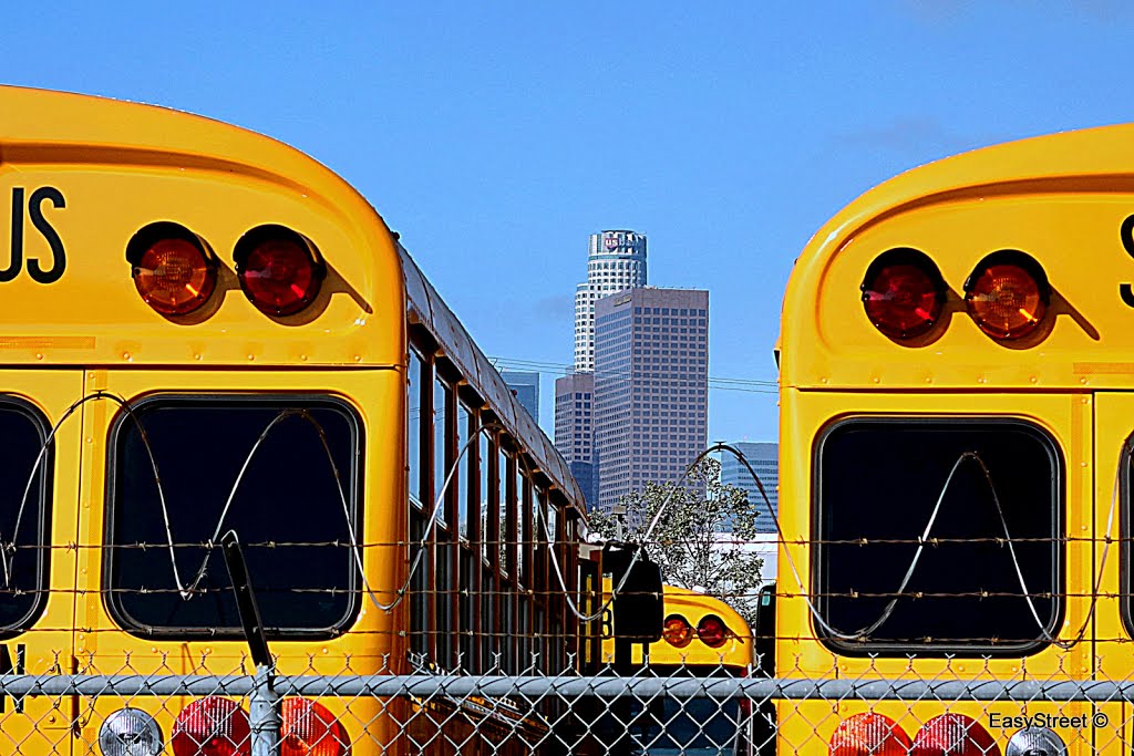 Buses and Banks Chinatown by Easy Street Images ©