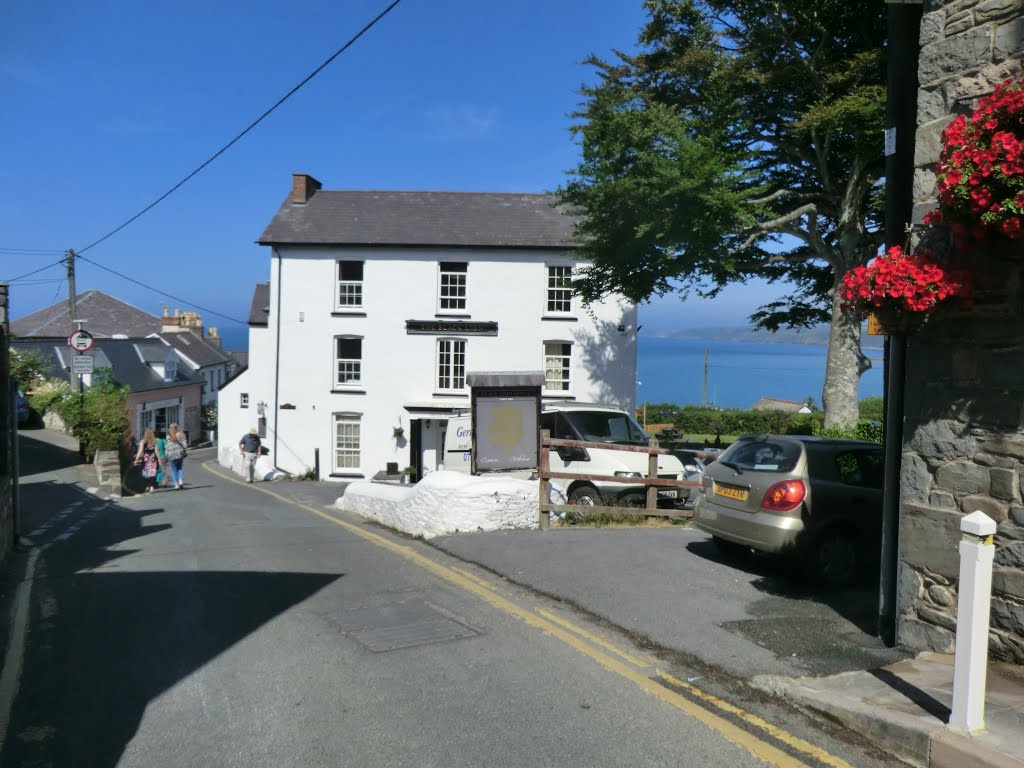 New Quay, Wales, The Black Lion by BERND-KOCH