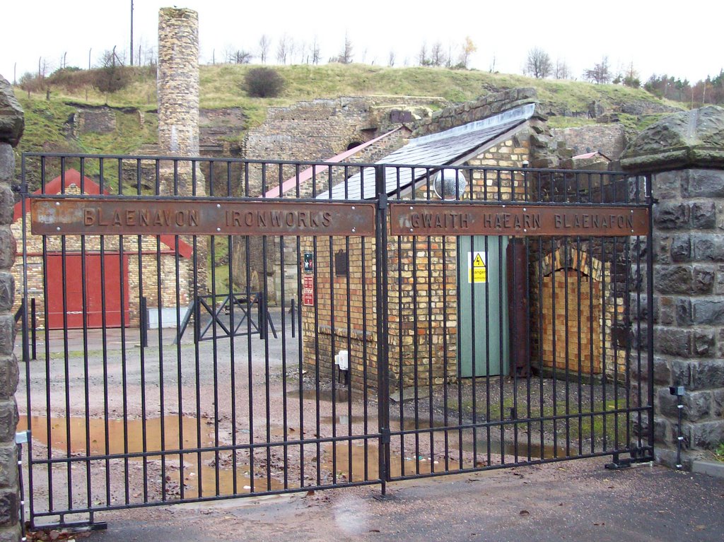 Blaenafon Ironworks Main Gate by EliotLawrence1984