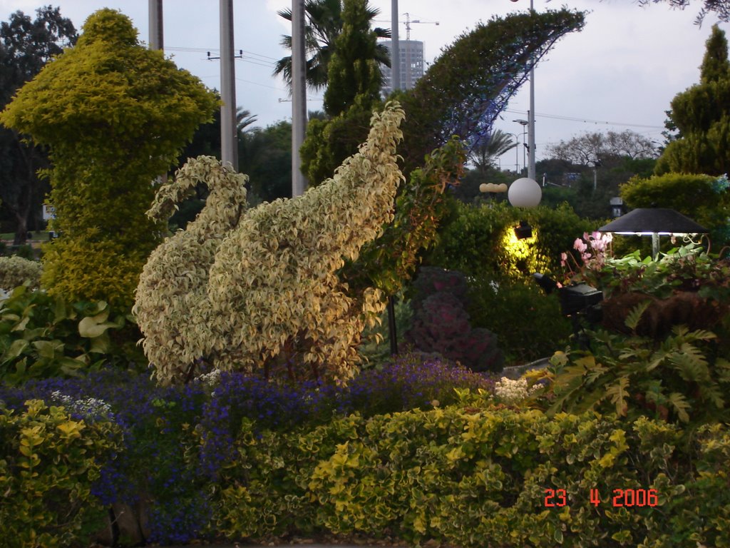 Bush Sculptures At The Entrance Of Recital Hall by bbzz