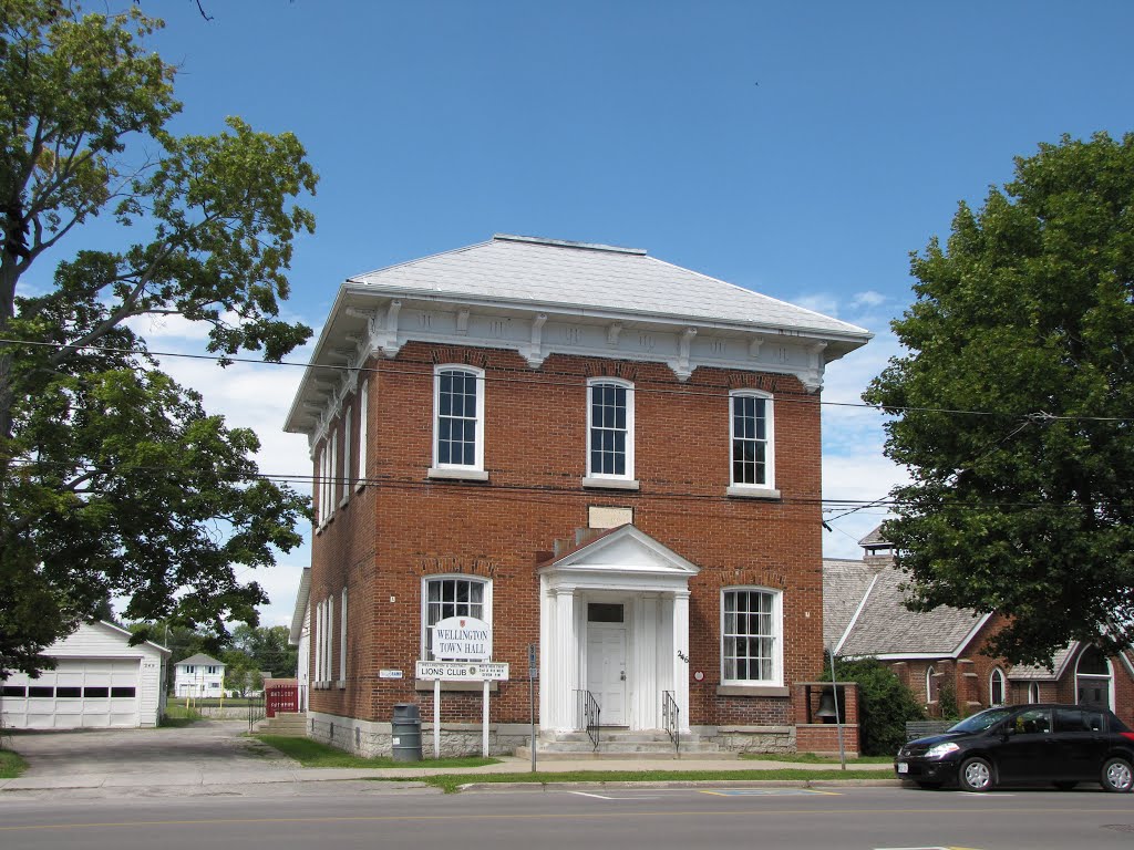 Wellington Town Hall and Lions Club, built as the Wellington Public School in 1882. by Steve Manders