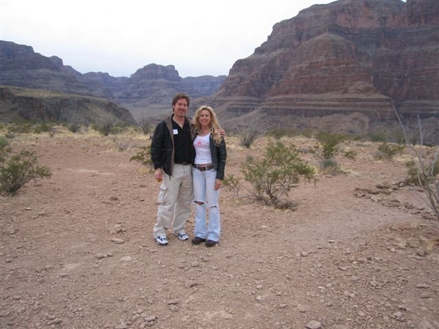 Kim & Dave at the bottom of the Grand Canyon by dluther