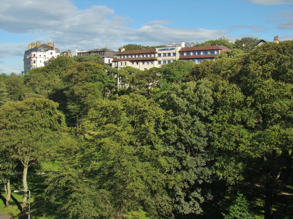 Valley Park trees and Cumberland building, Scarborough YO11 by 6by7en