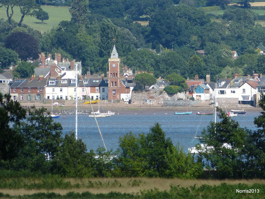 Lympstone Devon. Taken from across the Exe at Powderham Castle. by grumpylumixuser