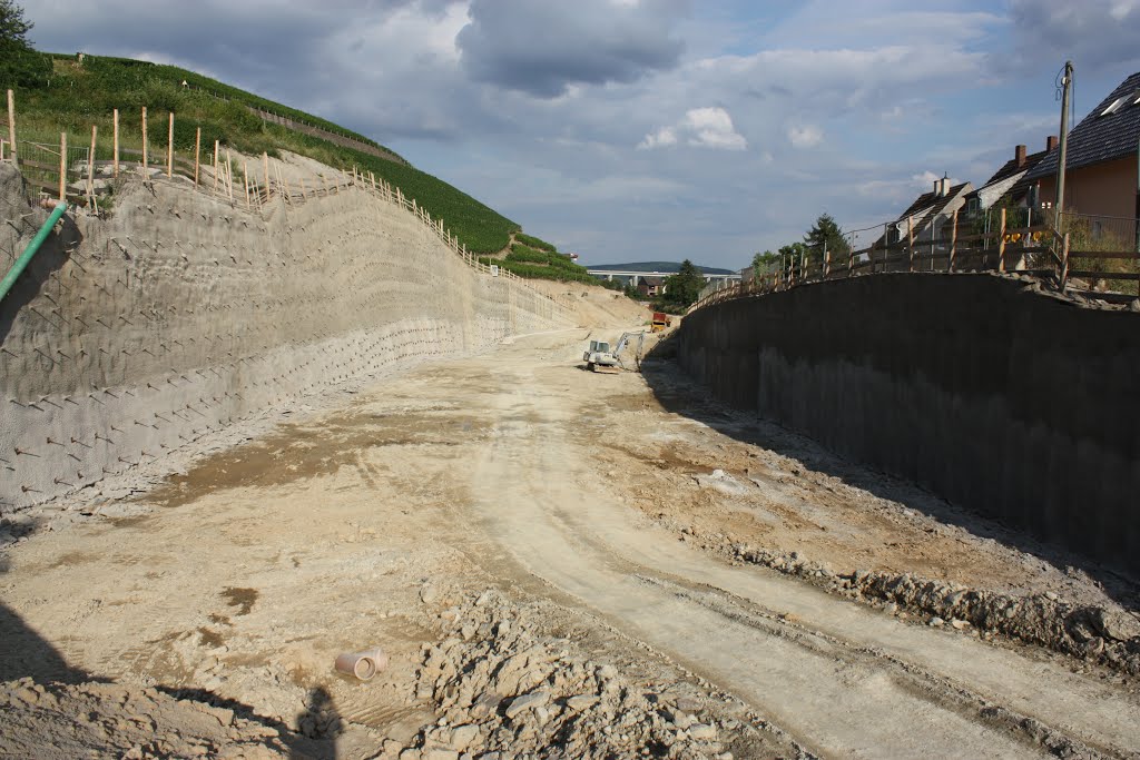 Baustelle A573 August 2013 Höhe Muckental by MIWOBNA