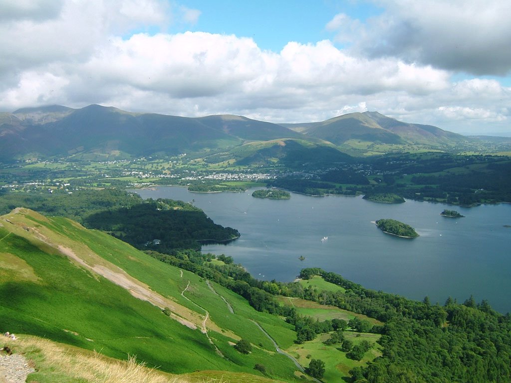 Keswick and Derwentwater From Catbells, Lake District by awhite