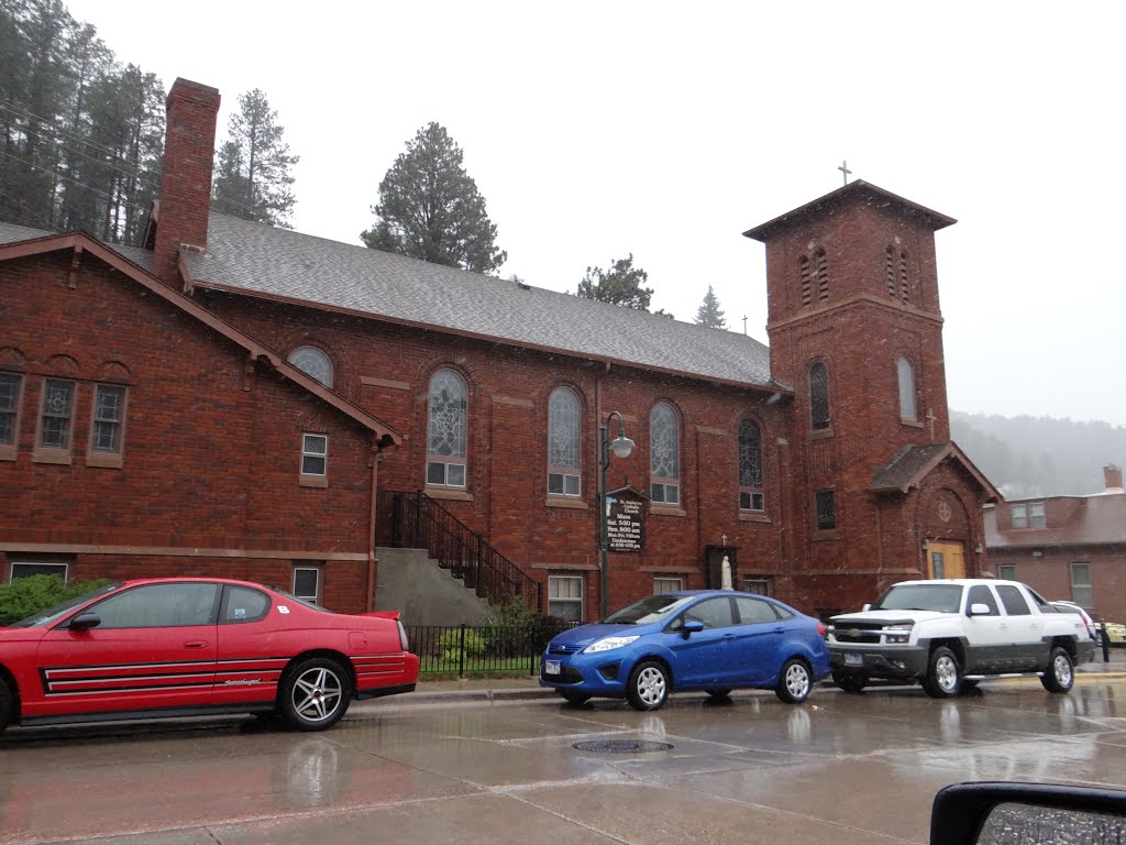 St Ambrose's Catholic Church, Deadwood SD by Gino Vivi