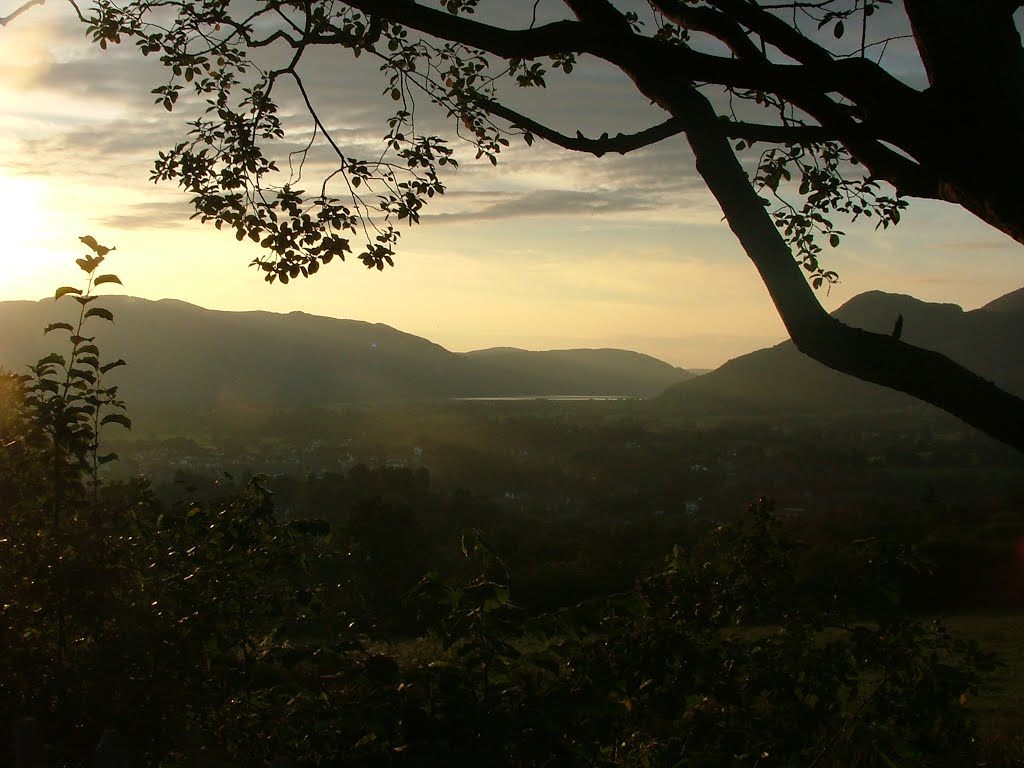 Sunset over Keswick by awhite