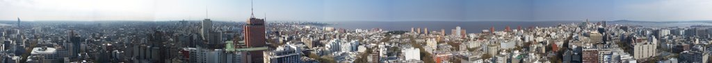 Panoramic 360° VIEW from Tower in down town by MIGUEL CUESTAS